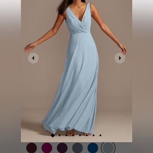 NWT V-NECK TANK FULL SKIRT BRIDESMAID DRESS
(STYLE # F20228)